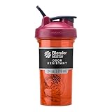 BlenderBottle Pro Series Tritan Pro24 プロテインシェイカー ブレンダーボトル正規品 24oz 容量700ml (メモリ500ml) サフラン BBPRO24 SN