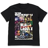 コスパ ブラック・ラグーン BLACKLAGOON フルカラー Tシャツ BLACK Mサイズ