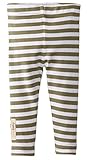 L'ovedbaby ラブドベビー オーガニックコットン レギンス 18-24ヶ月用 SAGE&WHITE OR447