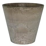 アートストーン ラウンド 27cm 【ベージュ】 / 底面給水型植木鉢（底栓付） ＜当店は 苗 種 鉢 培養土 ニーム の専門店＞