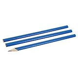 Silverline 3x 175mm Carpenters Joiners Builders Carpentry Soft Lead Pencils