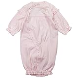 《秋冬春対応》(日本製) Pample Mousse(パンプルムース) 接結天竺ジャガード雪柄シルキーコット2WAYドレス 50cm~70cm/PK NO.DP-73501