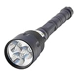 LEDwholesalers Powerful 9-Watt UV LED 380-385nm Ultra Violet Professional Flashlight, 7616UV385 [並行輸
