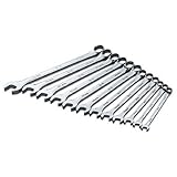 SK 86040 SuperKrome 12 Piece 12 Point 8-Millimeter to 19-Millimeter Long Pattern Combination Wrench 