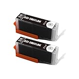 BCI-380XLBK互換 ブラック２個セット キャノン用互換インク PIXUS TS8430 TS8330 TS8230 TS8130 TS7430 TS7330 TS6330 TS6230 TS6130 TR9530 TR8630 TR8530 TR7530 TR703対応 (ブラック(BCI-380) x2個)