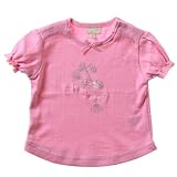 北欧デンマークの子供服ブランド　claire.dk てんとう虫の半袖Tシャツ ピンク 74ｃｍ