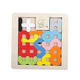 Demiawaking　かわいい幼児・子供 教育教材　ジグソー パズル 木のおもちゃ　啓蒙教育　 (単純な加算と減算)