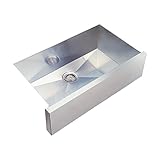 Blanco 513439 Precision Super Single Bowl with Apron, Stainless Steel [並行輸入品]