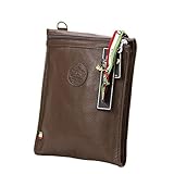 国内正規品 OROBIANCO オロビアンコ ショルダーバッグ 縦型 スリム バッグ ビジネス カジュアル 鞄 旅行かばん レザー 牛革 「MAGGIOLO VERT-A」20周年記念モデル『orobianco-90612』 ブラウン(08)