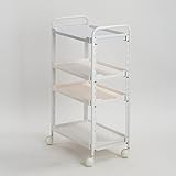 自由組立エステワゴン 4段 ( 4-I ) ( 23111+23113+23113+23113+23113 ) [ エステワゴン ネイルワゴン キッチンワゴン マルチワゴン サイドワゴン キャスター付き 収納 業務用 サロン ワゴン ラック