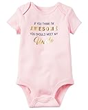 カーターズ Carter's ボディスーツ ロンパース Awesome Like Uncle Collectible Bodysuit 18M (78-83cm) & モスリン ウォッシュタオル付き