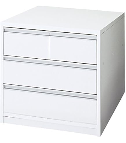 Amazon｜日本製 幅70cm 高さ80cm 4段ローチェスト ミニチェスト 完成品