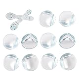Kris&Ken Baby Safety Clear Corner Guard Protector 10 Pack with Bonus 2Pcs Child Safety Locks [並行輸入品]