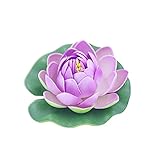 1Pc 10Cm　人工花　蓮　DIY　ホーム　デコレーションアクセサリー　花