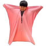 [ネクストシーシー] ボディソックス センサリースーツ 伸縮布 自閉症 療育グッズ 感覚統合 発達支援 子ども用 ストレッチスーツ リラックス 遊び 運動 (ピンク, S)