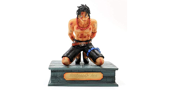 Amazon Co Jp アニメフィギュアスタチューワンピースインペルダウンポートガス D エース囚人エースgk Pvcアクション玩具人形アニメギフト14センチメートルフィギュア Kyenui ホビー