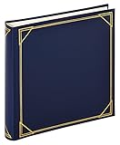 (11.75 x 11.75 inch - 30 x 30 cm, Blue) - walther design MX-200-L Standart book bound album with art