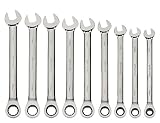 Williams MWS-1123NRC Combo Ratcheting Wrench Set, 6mm - 14 mm, 9-Piece [並行輸入品]