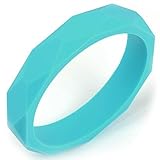 Aishine Teether -Natural Pain Reduce Rainbow Silicone Teething Nursing Breastfeeding Bracelet for Mo