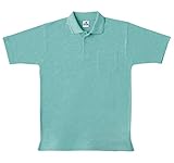 SOWA(ソーワ) 半袖ポロシャツ(胸ポケット有り) ミントグリーン Lサイズ 0027