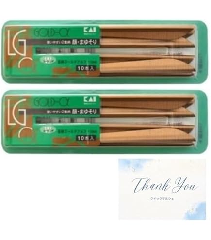 Amazon.co.jp: 貝印 顔・まゆそり用カミソリ 長柄ゴールドアルファSM