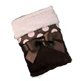 Bearington Baby Posh Dots Crib Blanket (Pink) by Bearington [並行輸入品]