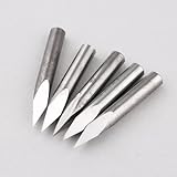 5x 30° カーバイド　スチール　CNCルータービットピラシット彫刻ビット エンドミル