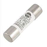 DealMux 1A 380V 10×38ミリメートルの円筒形ヒューズヒューズリンク（5袋）をキャップ