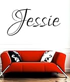 Huanyi Jessie Girl名前またはBoy名前部屋名前壁引用アートビニールデカールステッカー