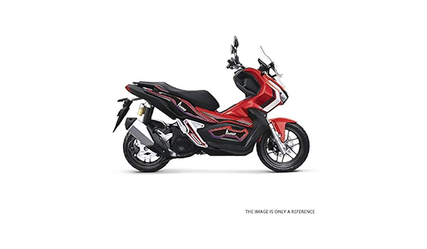 Amazon Co Jp Honda Adv150 2d Fairing Body Sticker Decal Graphic Red Automotive