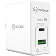 SEKC USB-C PD 3.0 / QC4+ PPS 30W対応 USB-A QC 3.0 18W対応 2ポート USB急速充電器