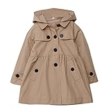 DIAMONDOガールズトレンチコート子供冬ジャケットウィンドブレーカーアウター 130:5-6Years レッド 9aa7sa1bq2bx8D08we
