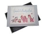 White Cotton Cards Grandad's Boasting Book Photo Album (Tiny, Pink)