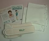 トコベル腹巻セット【トコちゃんベルト2(M)白＋アンダー腹巻(L)】