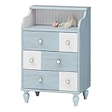 frs-9055h　sil-frs-9055h　ハイチェスト　チェスト 段 リビングチェスト 引き出し 整理タンス　おしゃれ 安い かわいい　ブルー　幅60cmまで　フレンチカントリー　　フレンチシャビー