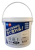 フジワラ化学 内装調湿性仕上塗材 珪藻土壁材MIX ホワイト 3kg
