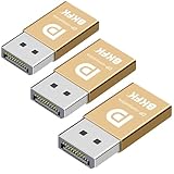 BKFK dp hdmi ダミープラグ - ディスプレイからHDMIアダプター、Lunaディスプレイバーチャルウィンドウ、家庭用エミュレーター-ダミー、ディスプレイポートヘッドレスダミードングル(DP-3P)。