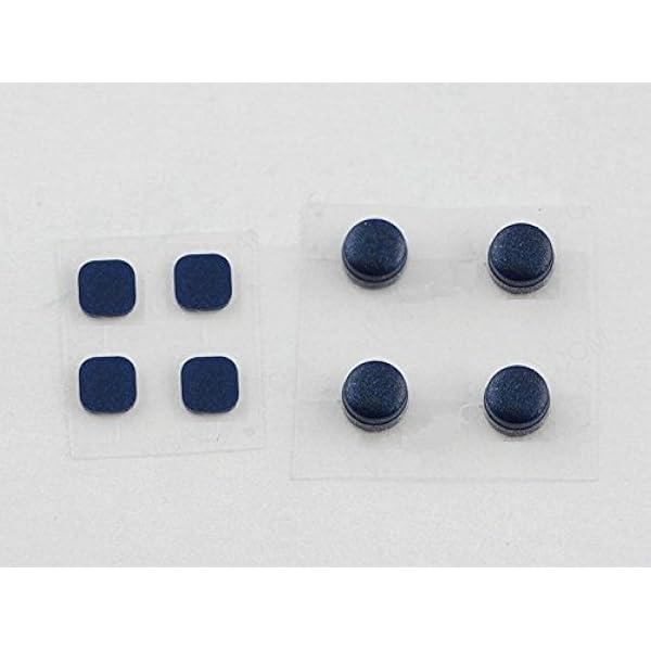 Amazon New3ds Ll 3ds Ll共通 上液晶ネジ隠しゴム 目隠しラバーセット 青 周辺機器 アクセサリ