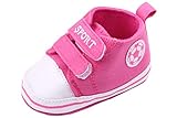 C-Princessベビー靴 キャンバスシューズ スニーカー 赤ちゃん キッズ 女の子 子供 歩行練習 かわいい カジュアル スポーツ 滑り止め ピンク 11cm