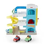 Fisher Price フィッシャープライス小さな人々役立つ隣人のガレージ、車プレイセット マルチカラー