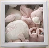 オランダ生まれ　タオル製ベビー服　ブーティ　歯固め　ぬいぐるみ　お寝ね毛布　ギフトセット　＝とっても柔らか　マイクロファイバー＝出産祝いやギフトにもどうぞ (ピンク８)