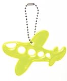 グリミス Glimmis エアプレーン イエロー YL 北欧 リフレクター 反射 キーホルダー 再帰反射素材 3M