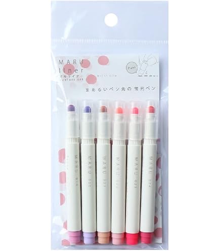 Amazon.co.jp: エポックケミカル マルライナー 6色セット マジック