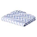 Circo Woven Chevron Fitted Baby Crib Sheet (Blue) by Circo [並行輸入品]
