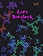 Line Notebook: Extra Large 8.5x11 Inches, Over 100 Line Pages, Calligraphy and Hand Lettering, To-Do List, Places To-Go, a Practical Guide and Plan