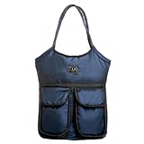7A.M. ENFANT Barcelona Bag Metalic Prussian Blue