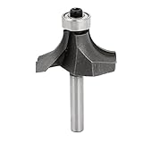 uxcell ギンナン面ルータービット　ボーズ面　ボーズ面　ギンナン面ルータービット　カッター　ルータビットベアリング　38.1mm半径　二フルート　金属