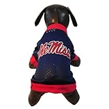 NCAAミシシッピOle Miss Rebelsアスレチックメッシュ犬ジャージー マルチカラー