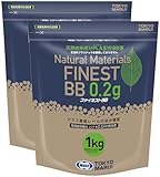 東京マルイ ファイネストBBシリーズ 0.2g弾 1kg(5,000発) PLA配合BB弾 2袋セット