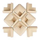 LEDMO 12 Pcs Baby Proofing Corner Guards,Soft and Nontoxic Edge&Corner Bumpers, Table Corner Guards 